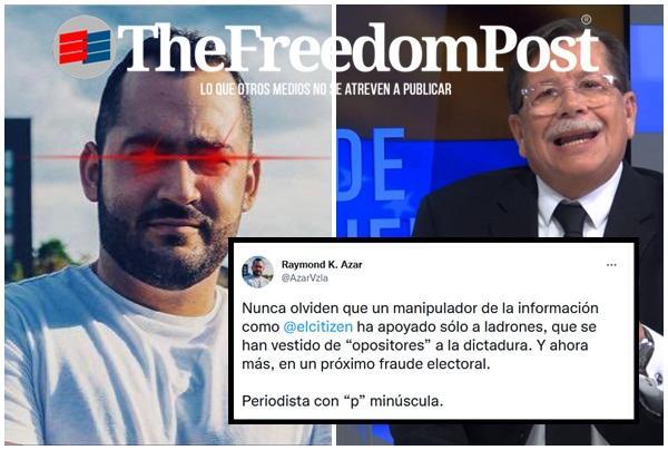 Raymond Azar a Leopoldo Castillo: “Manipulador de información que sólo ha apoyado a ladrones”
