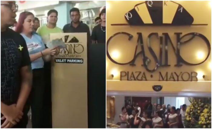 Trabajadores protestan en Venezuela tras ser despedidos del Casino Plaza Mayor de Lechería sin que les pagaran los salarios que les prometieron