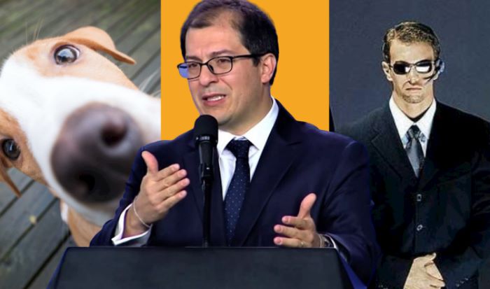 Los “perritos escoltados” del fiscal general colombiano Francisco Barbosa