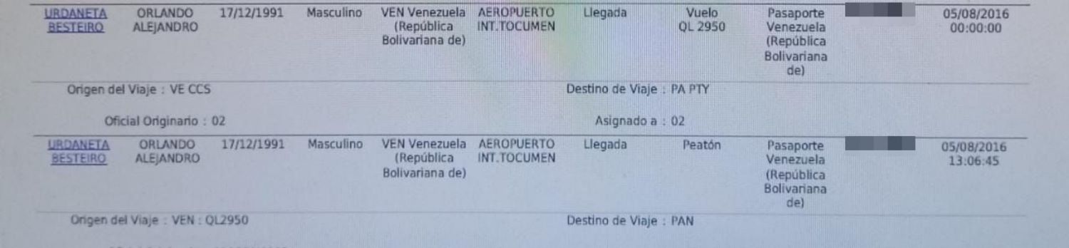 Familiares del fugitivo venezolano Pedro Luis Martín Olivares se volvieron «invisibles» en los registros migratorios panameños – expresa.SE