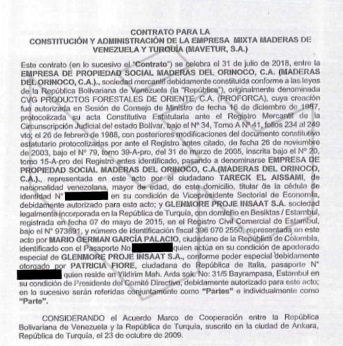 Las empresas turca y emiratí «fake» con las que el colombiano Alex Saab comercializó madera extraída en Venezuela – expresa.SE