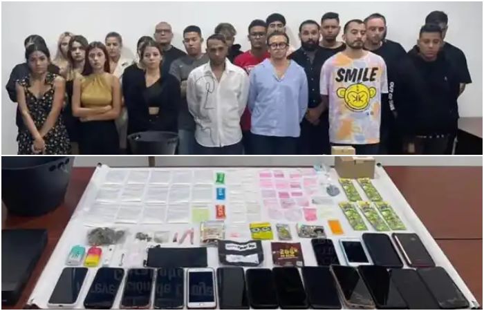 Detienen en Venezuela a más de 20 personas relacionadas con el comercio ilícito de drogas en fiestas electrónicas en el estado Carabobo