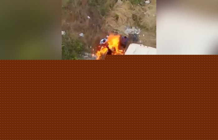 Difunden en las redes vídeo de hombre quemado vivo en Venezuela tras el supuesto robo de herramientas
