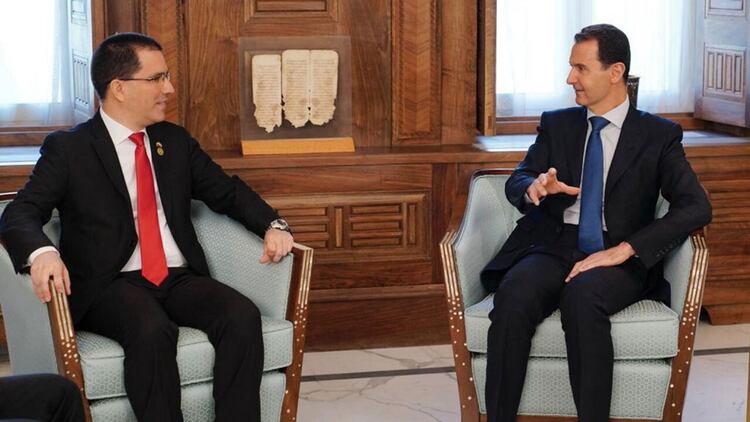 Canciller Chavista Se Reune Con Genocida Al Assad!