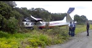 Avioneta del INAC se salió de la pista al momento de su aterrizaje en Los Roques