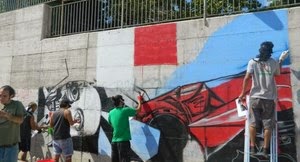 A 209 años del Juramento del Monte Sacro artistas venezolanos plasman obras en muros de Italia