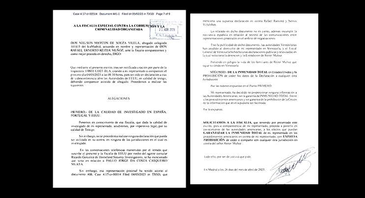 Documento de Jefe de seguridad de PDVSA que hunde a Álex Saab