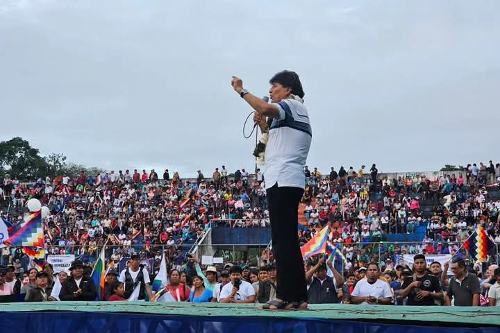 Evo Morales lanza plan para «salvar a Bolivia por segunda vez» en acto de proclamación en Chimoré – La Tabla Blog