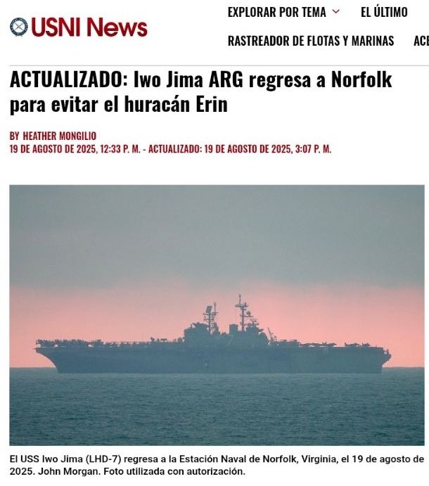 Grupo anfibio gringo enviado al Caribe Sur regresó a puerto por huracán y solo recorrió 200 millas en 5 días – La Tabla Blog