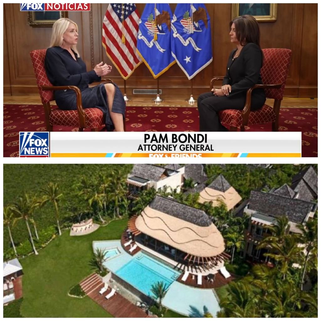 Pam Bondi solo expone «fake news» / La incautación de mansión atribuida a Maduro carece de sustento documental y medios especulan desde 2019  – La Tabla Blog