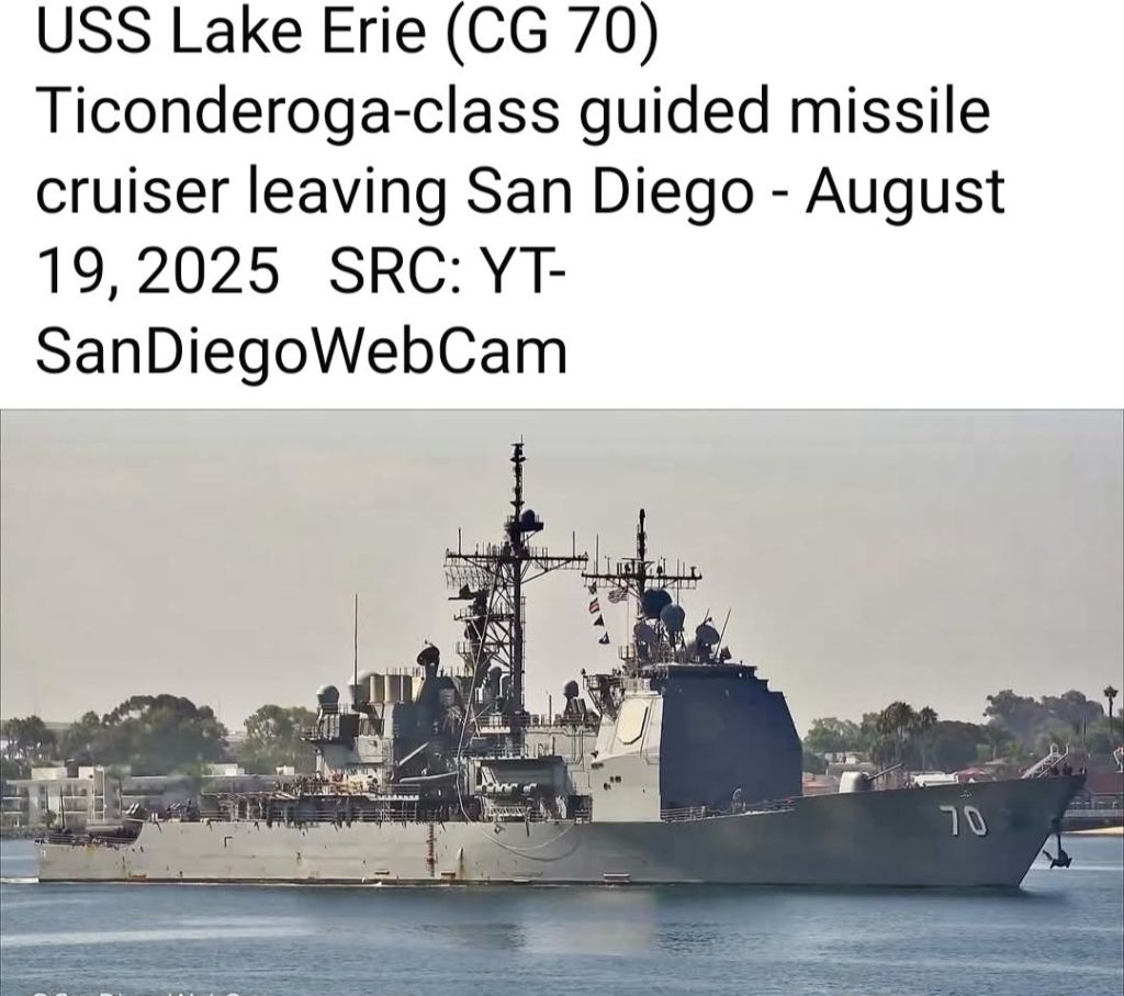 Reuters repite patrón de «fake news» al anunciar despliegue del crucero de misiles USS Lake Eire / Está en plan de desmantelamiento durante el año fiscal 2025 – La Tabla Blog