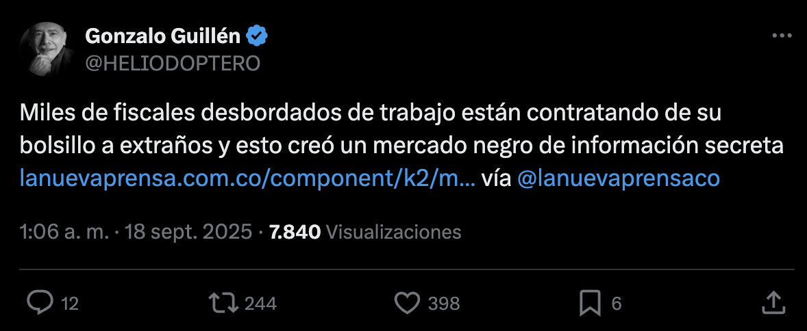Mercado negro de información secreta: fiscales sobrecargados de trabajo recurren a “externos” informales