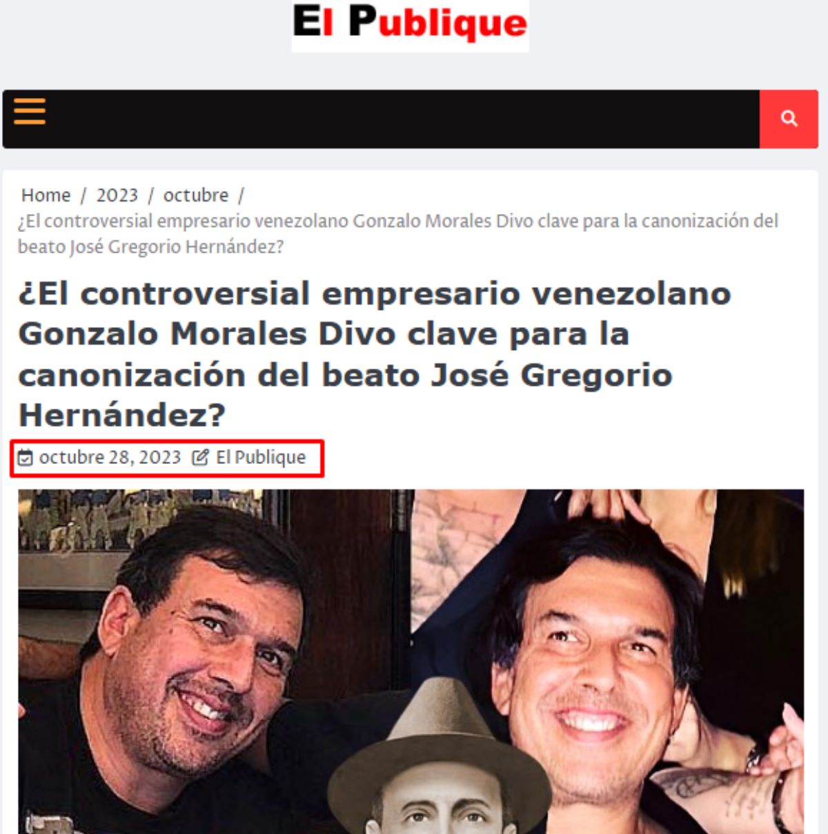 Gonzalo Morales Divo: El empresario cuyo milagro no fue necesario para hacer santo a José Gregorio Hernández