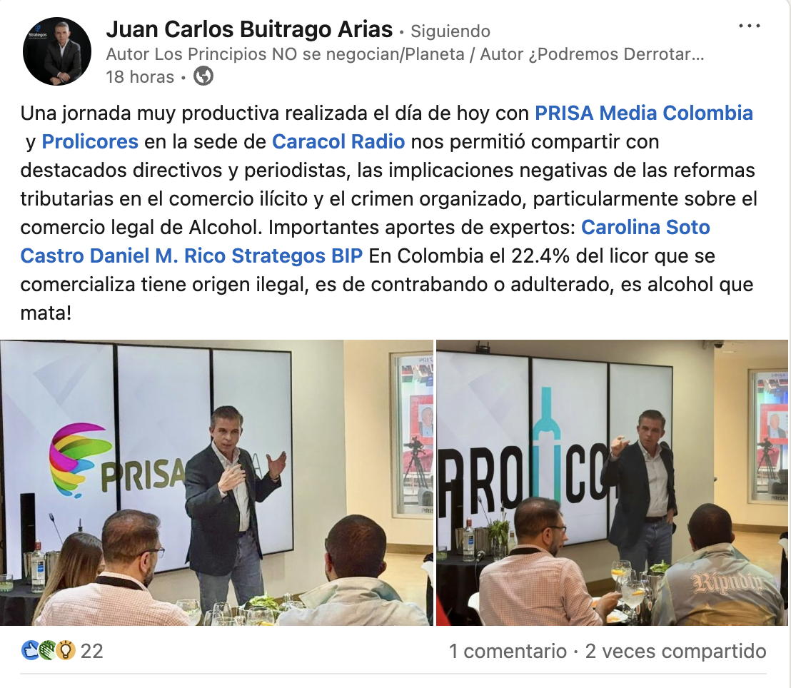 Lucha contra el comercio ilícito de alcohol: Expertos alertan sobre grave problemática en Colombia