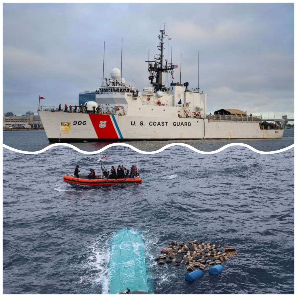 Más de 45 toneladas de drogas incautaron guardacostas gringos en el Pacífico sin una sola baja mientras despliegue naval en el Caribe mata a 30 y no consigue ni un kilo – La Tabla Blog
