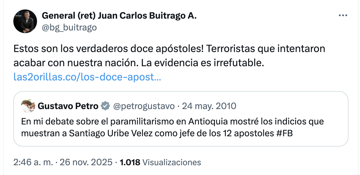 La disputa por el relato de “los Doce Apóstoles”