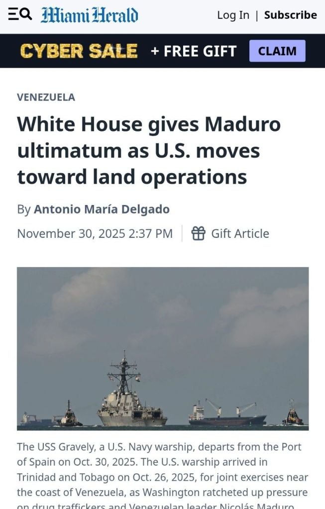 El «cuento» del Miami Herald sobre la llamada Maduro–Trump es inverosímil y su narrativa es inconsistente –