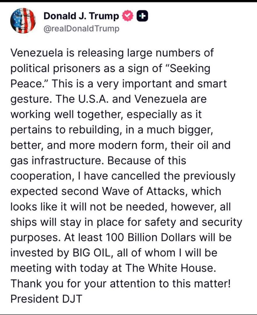 Trump ratifica que su política hacia Venezuela se basa en coerción y amenazas – La Tabla Blog