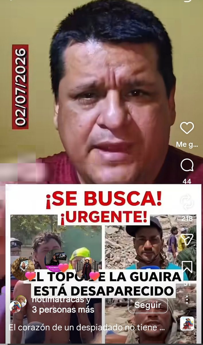 Denuncian la desaparición de Wilmer Antonio Cruz, «El topo de La Guaira» héroe comunitario tras los sismos