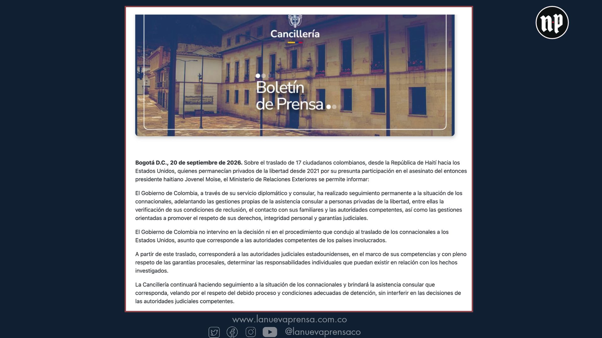 La red de conexiones que une al círculo de De la Espriella con el de los mercenarios que asesinaron al presidente de Haití, a los que llama “héroes”